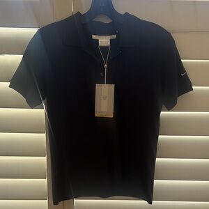 Nike Women’s Black Polo Dri-fit with Sleeve Swoosh